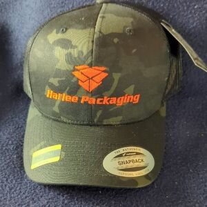 Harlee Packaging Camo Snapback Cap
